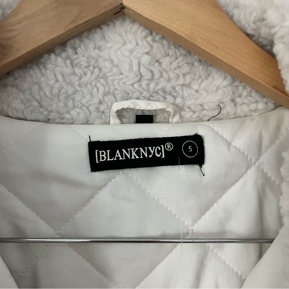 NEW Blank NYC Feeling Cozy Sherpa Sweater Jacket S - Picture 10 of 14